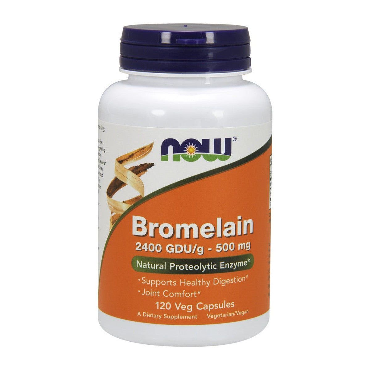 NOW Foods Bromelain, 500mg - 120 vcaps