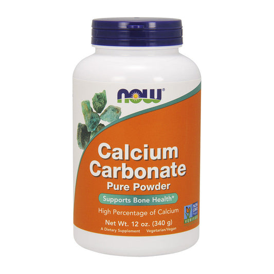 NOW Foods Calcium Carbonate, Pure Powder - 340g