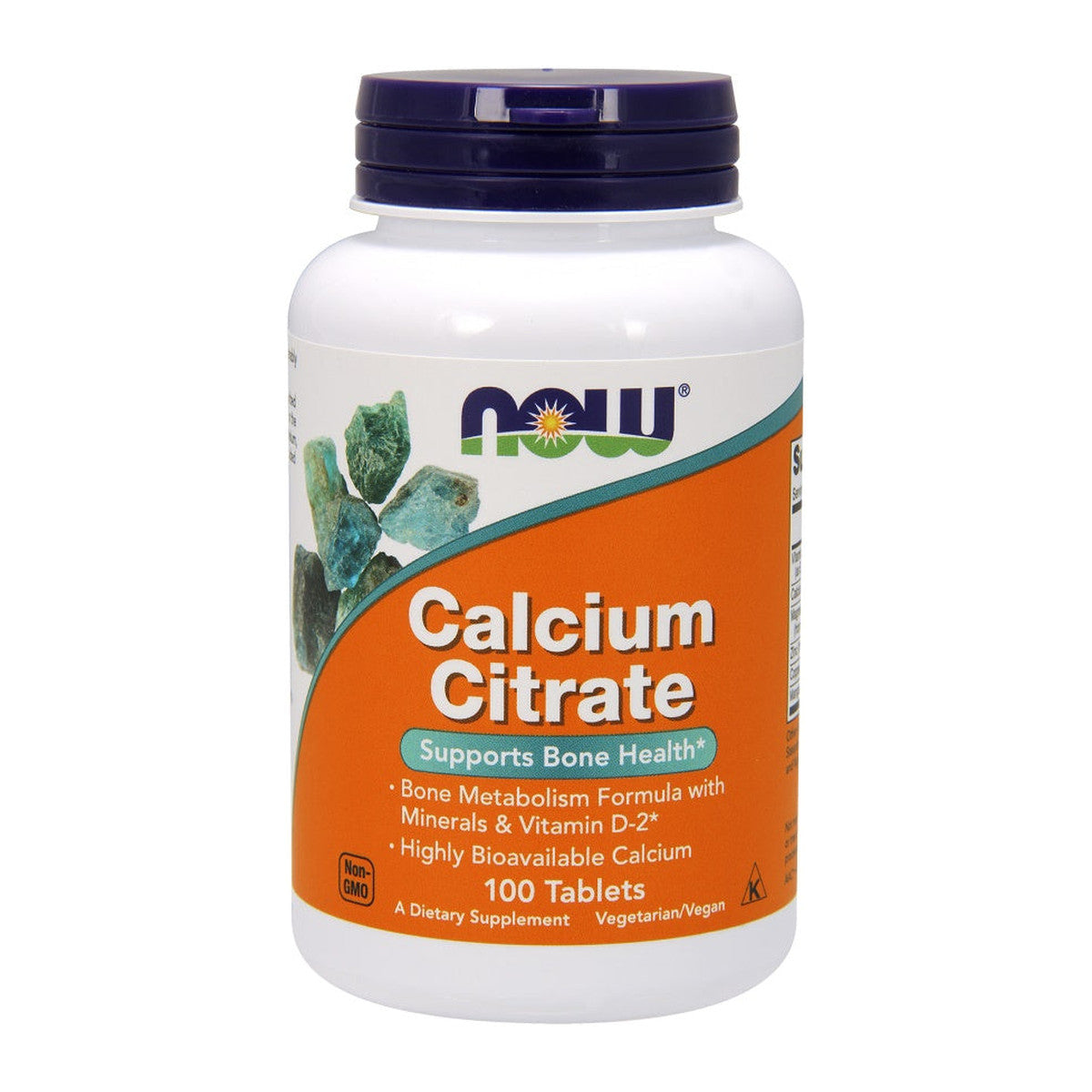 NOW Foods Calcium Citrate with Minerals & Vitamin D-2 - 100 tabs