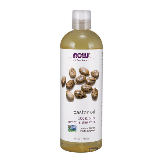 NOW Foods Castor Oil, 100% Pure - 473 ml.