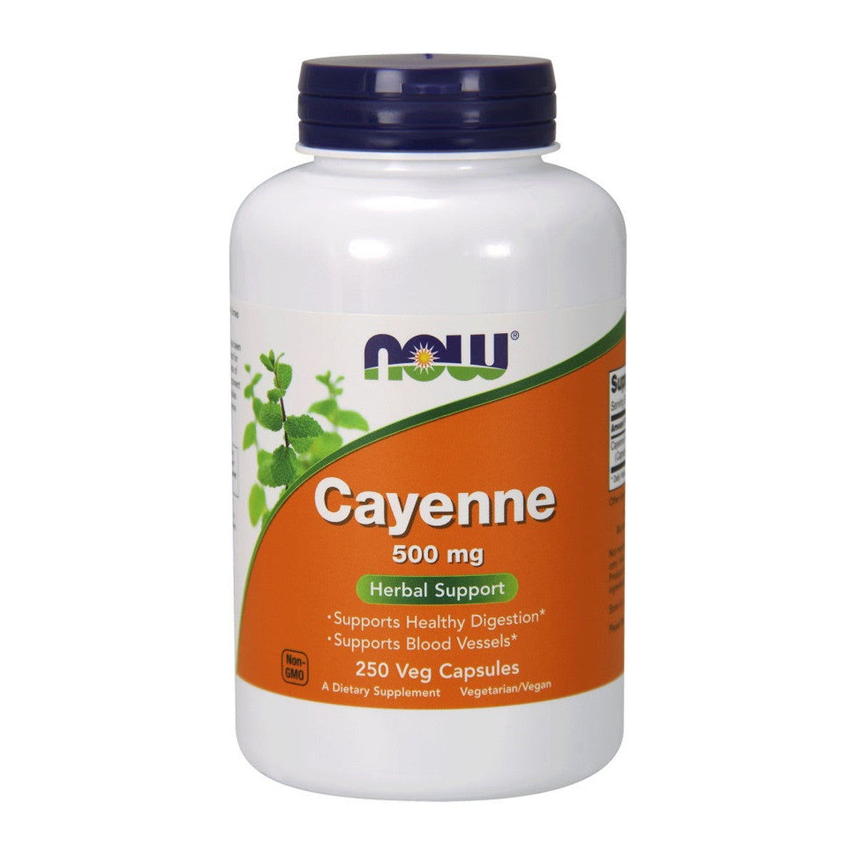 NOW Foods Cayenne, 500mg - 250 vcaps