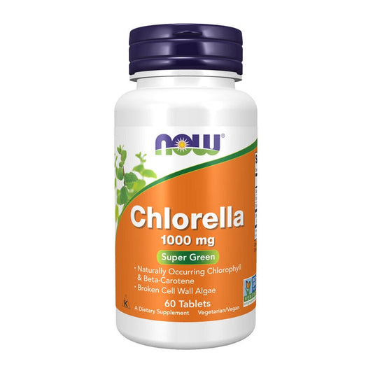 NOW Foods Chlorella, 1000mg - 60 tabs
