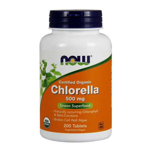 NOW Foods Chlorella, 500mg - 200 tabs