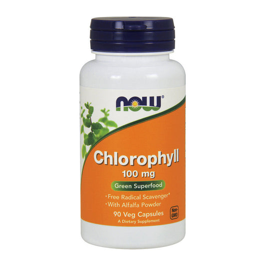 NOW Foods Chlorophyll, 100mg - 90 vcaps