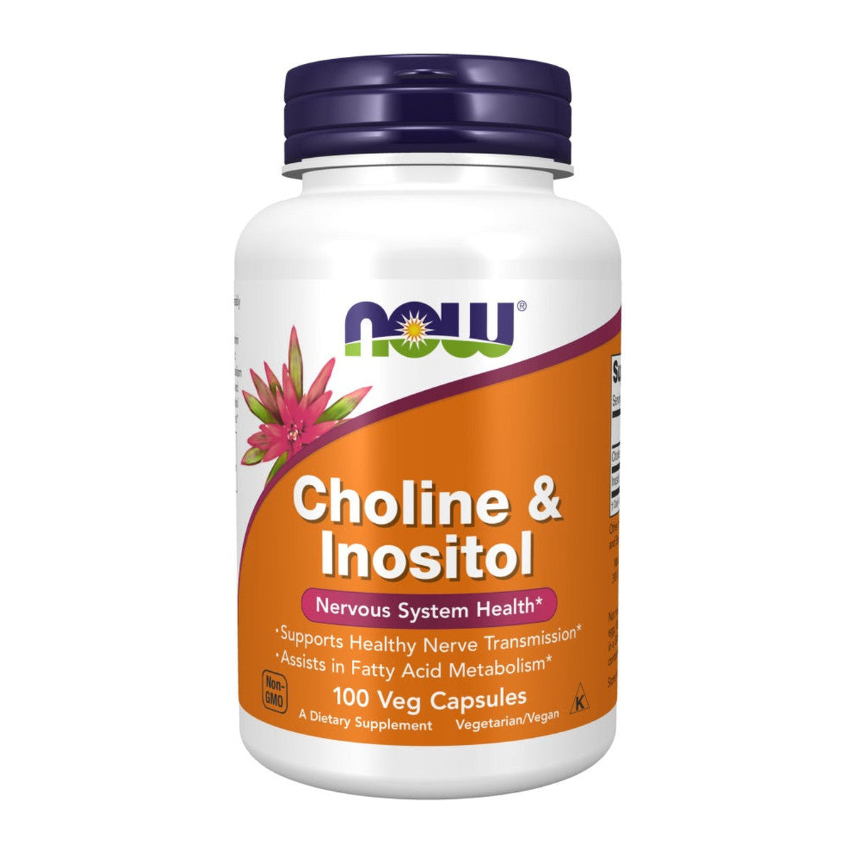 NOW Foods Choline and Inositol - 100 vcaps