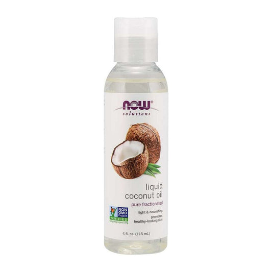 NOW Foods Coconut Oil, Liquid Pure Fractionated - 118 ml.