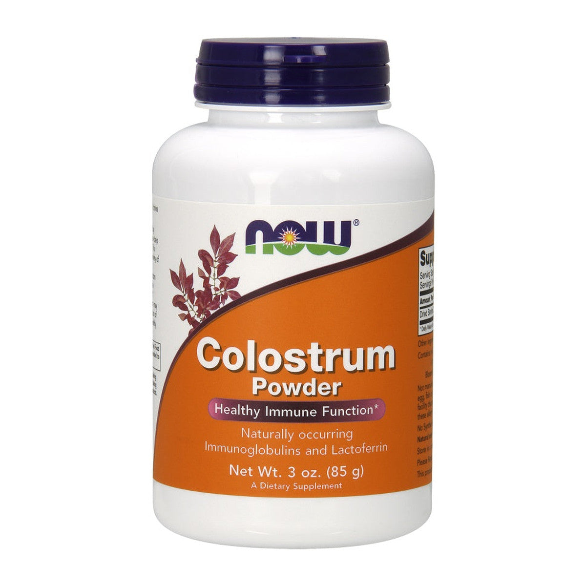 NOW Foods Colostrum, Powder - 85g