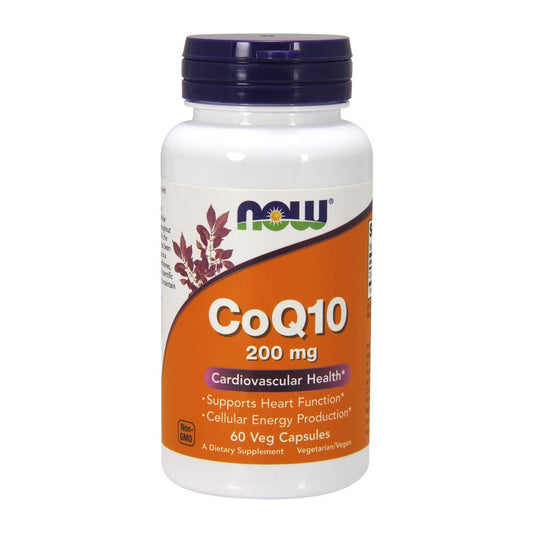 NOW Foods CoQ10, 200mg - 60 vcaps
