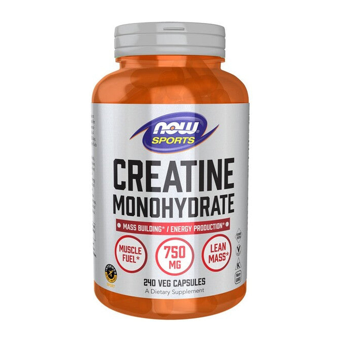 NOW Foods Creatine Monohydrate, 750mg - 240 vcaps