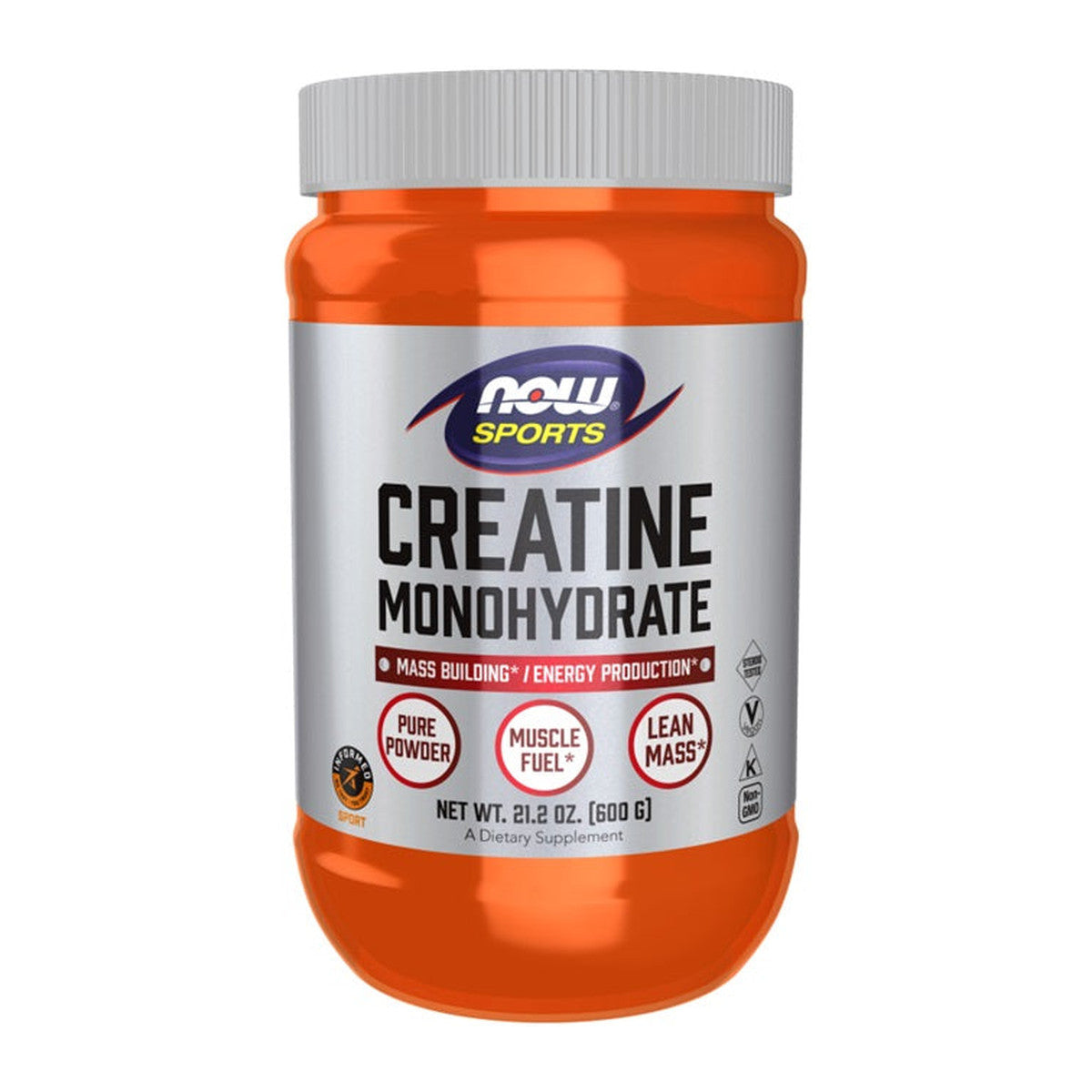 NOW Foods Creatine Monohydrate, Pure Powder - 600g