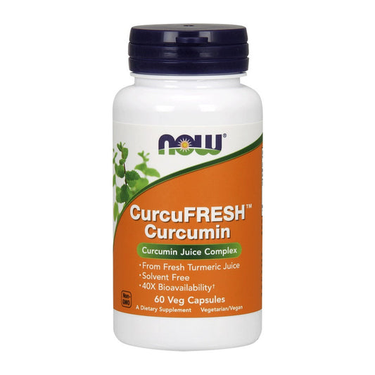 NOW Foods CurcuFRESH Curcumin, Capsules - 60 vcaps