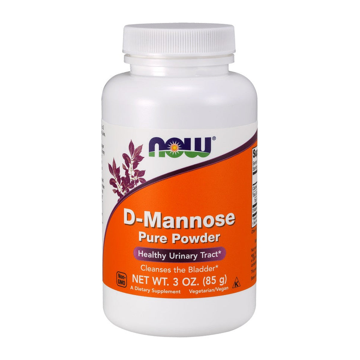 NOW Foods D-Mannose, Pure Powder - 85g