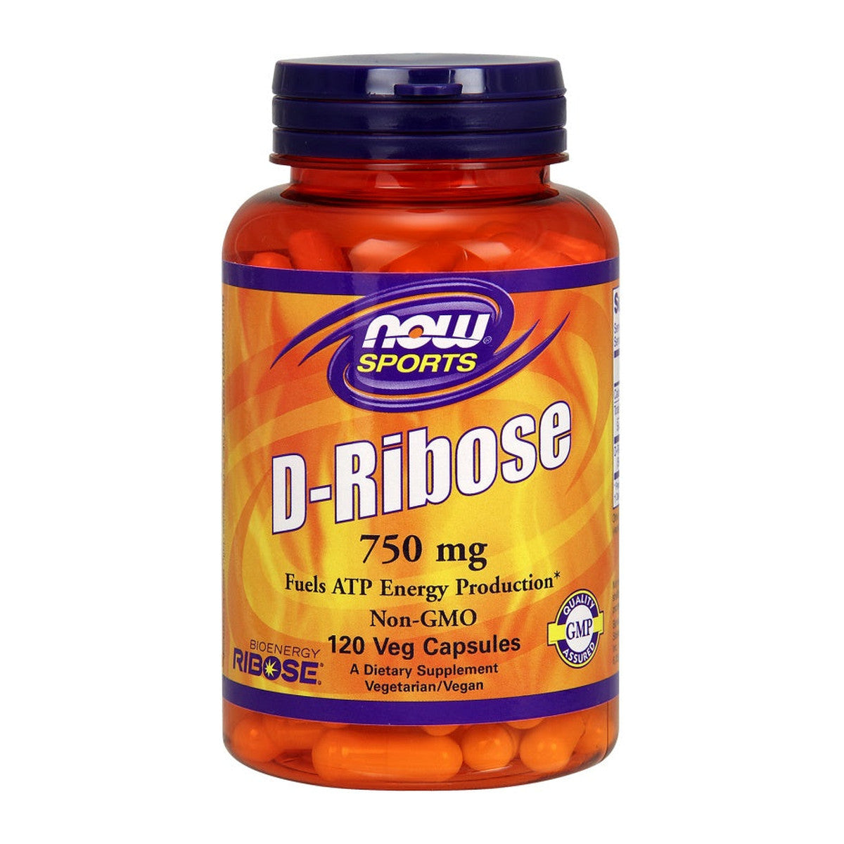 NOW Foods D-Ribose, 750mg - 120 vcaps