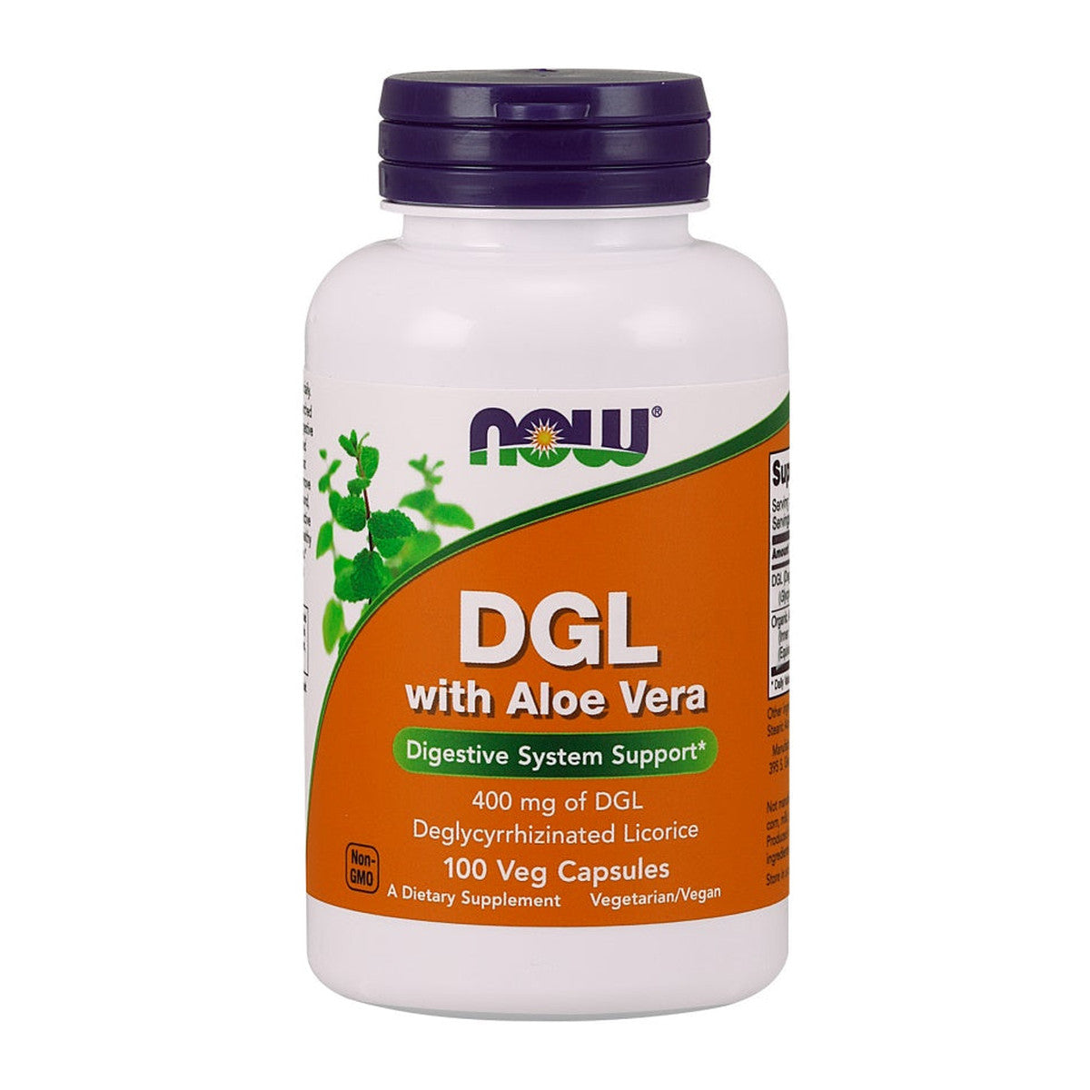 NOW Foods DGL with Aloe Vera - 100 vcaps