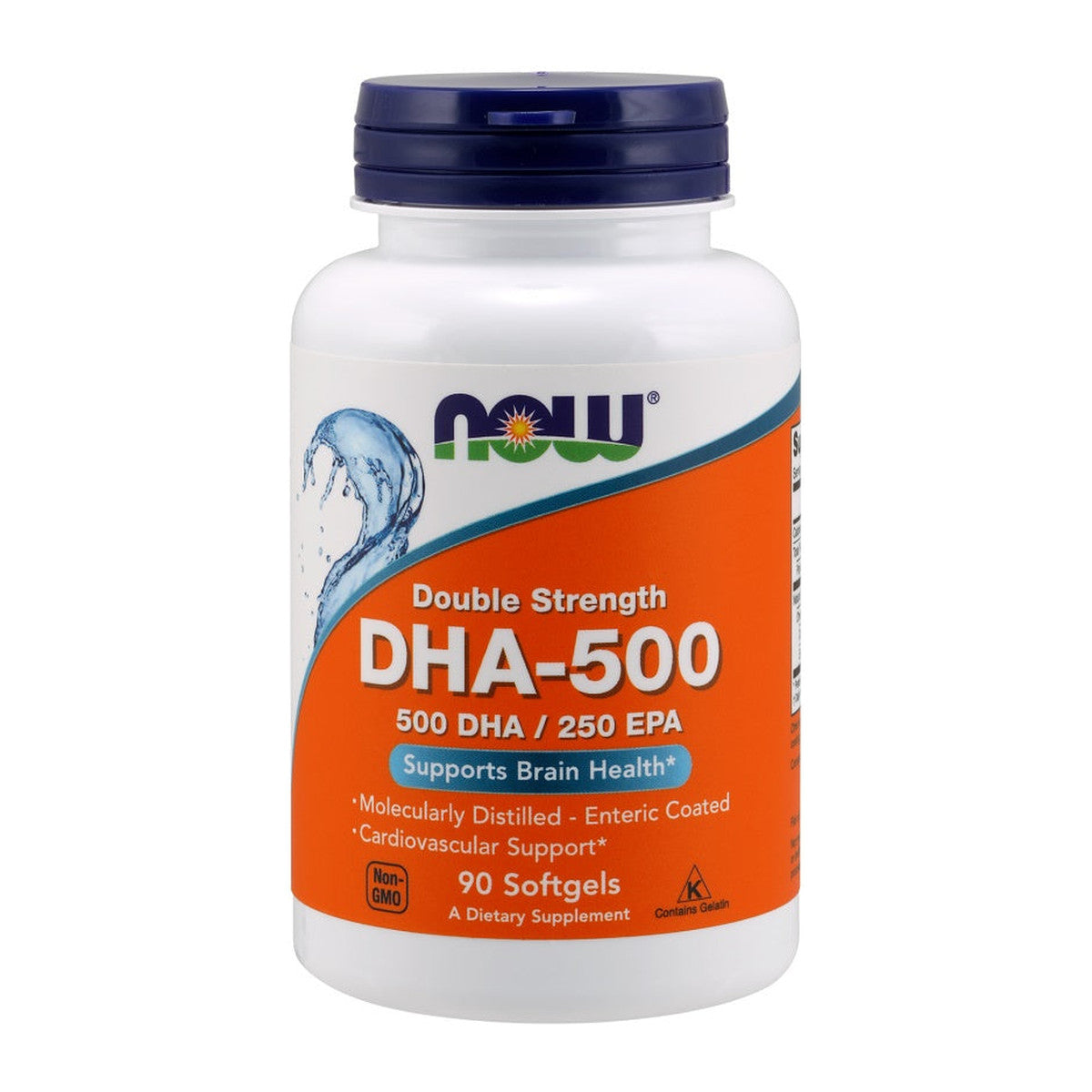 NOW Foods DHA-500, 500 DHA / 250 EPA - 90 softgels