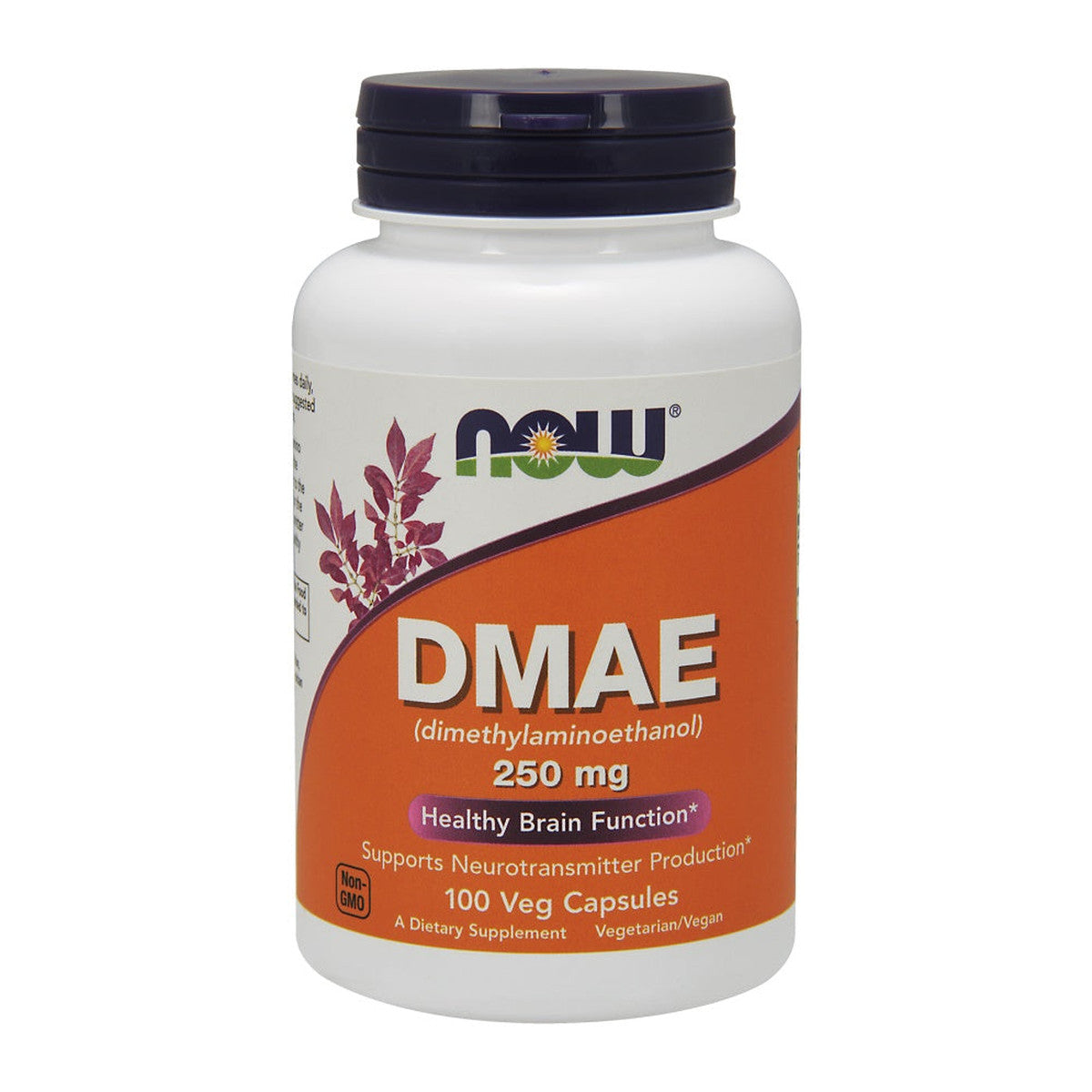 NOW Foods DMAE (Dimethylaminoethanol), 250mg - 100 vcaps