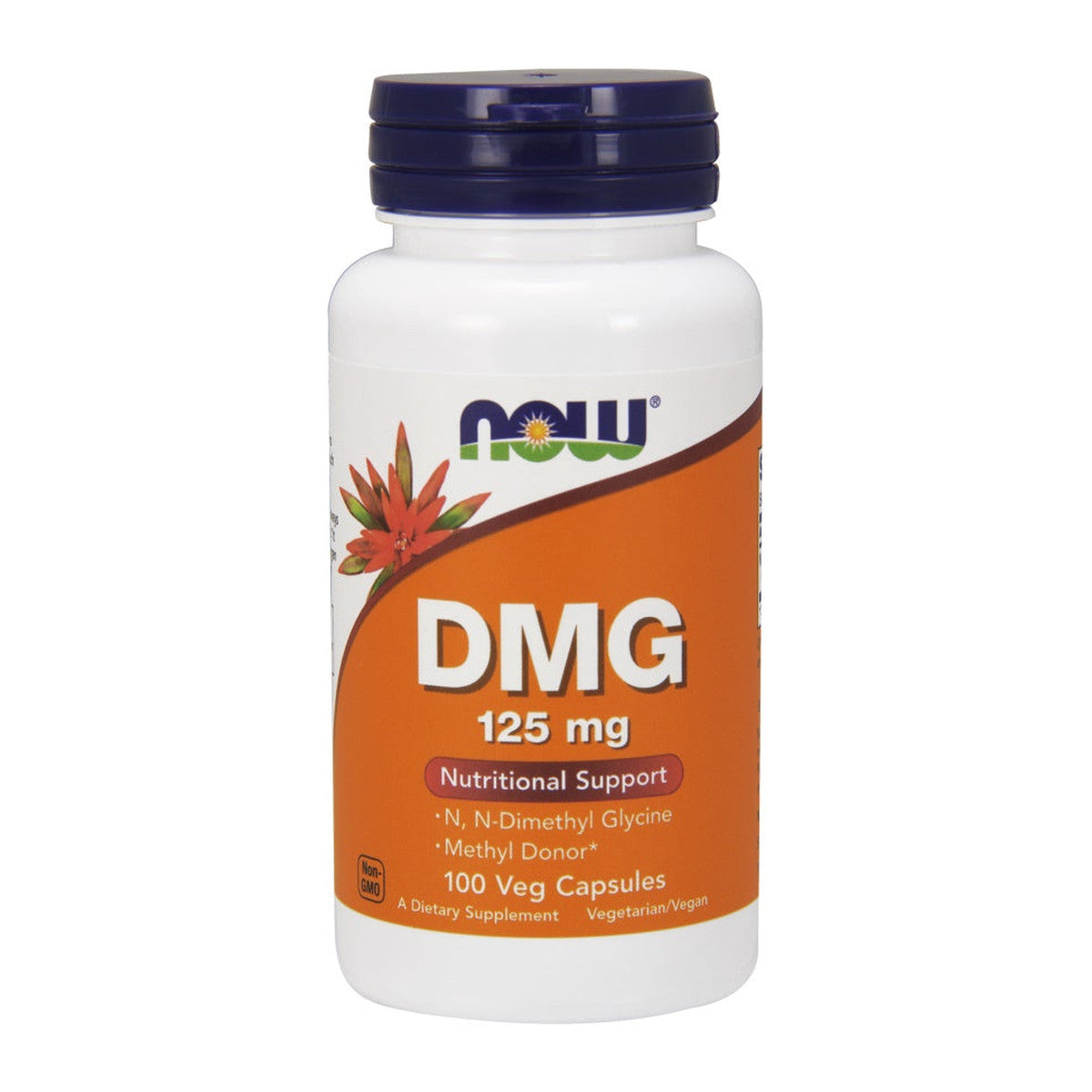 NOW Foods DMG (Dimethylglycine), 125mg - 100 vcaps