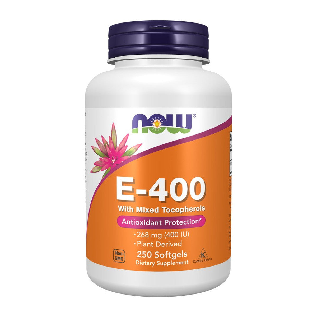NOW Foods E-400 with Mixed Tocopherols - 250 softgels
