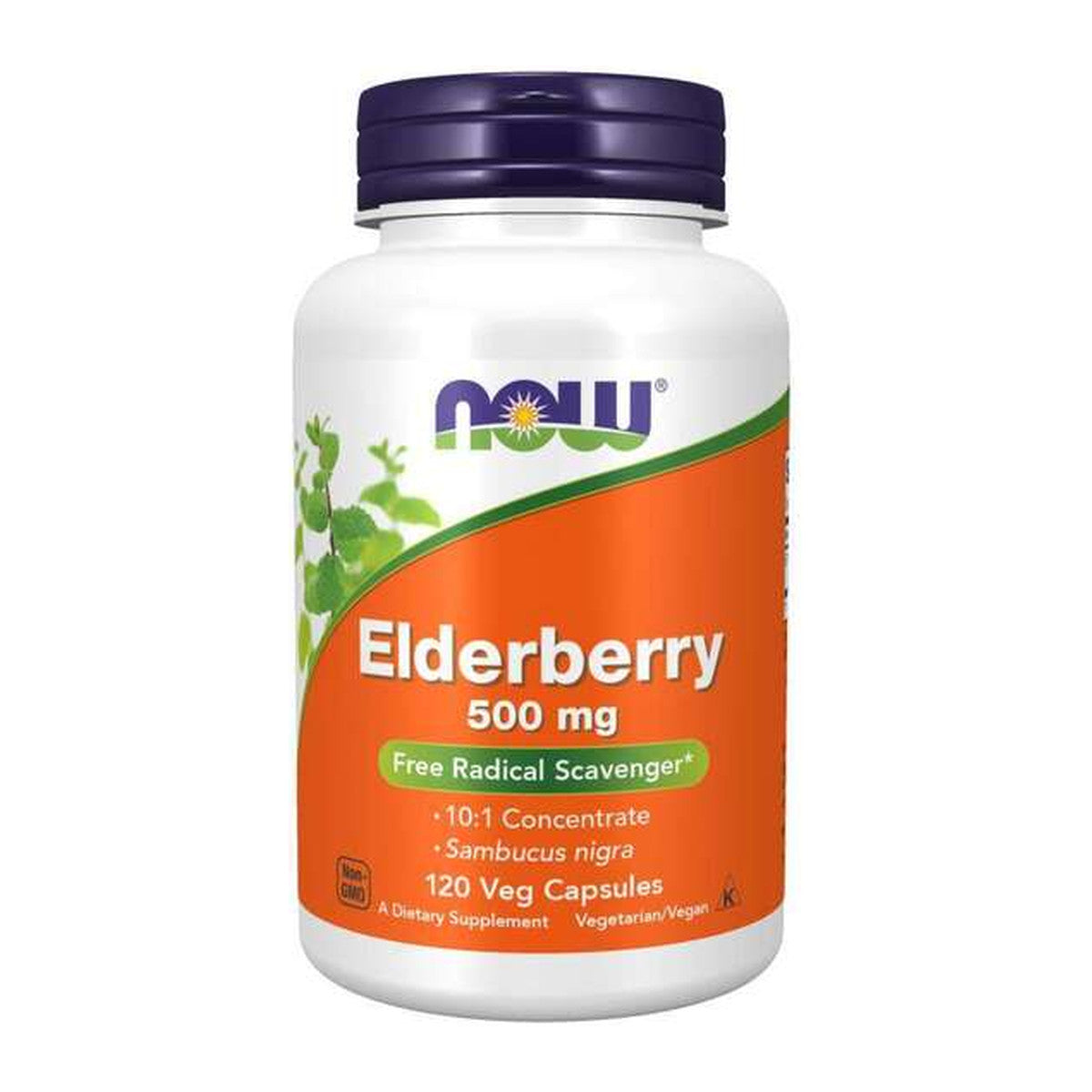 NOW Foods Elderberry, 500mg - 120 vcaps