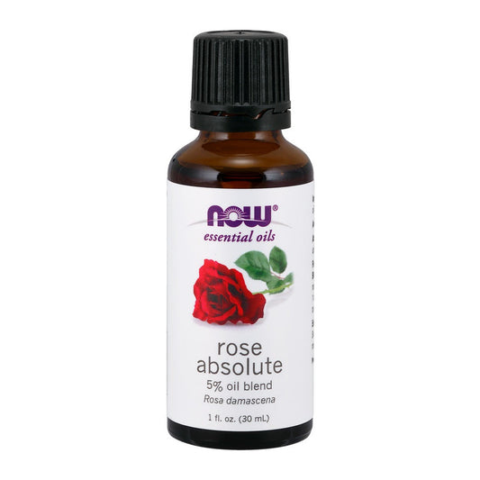 NOW Foods Essential Oil, Rose Absolute Oil - 30 ml.