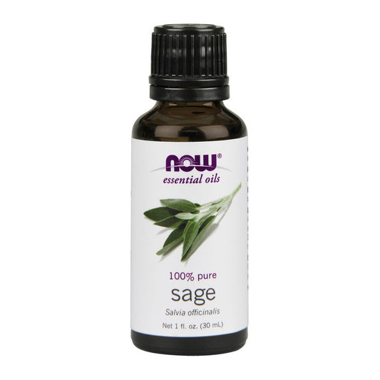 NOW Foods Essential Oil, Sage Oil - 30 ml.