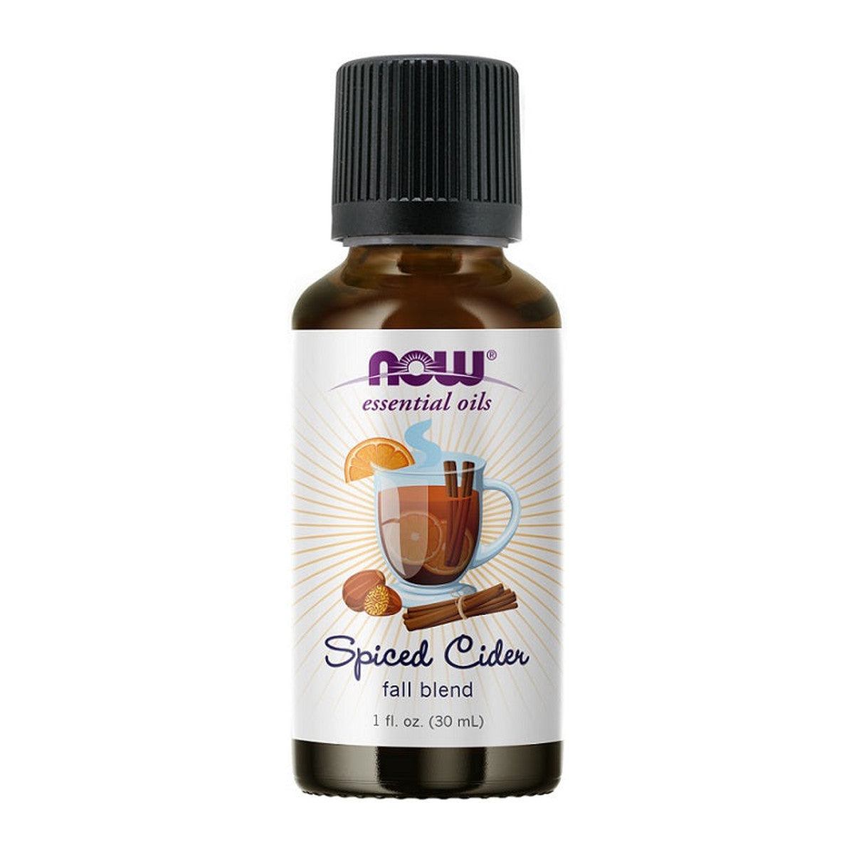 NOW Foods Essential Oil, Spiced Cider - 30 ml.