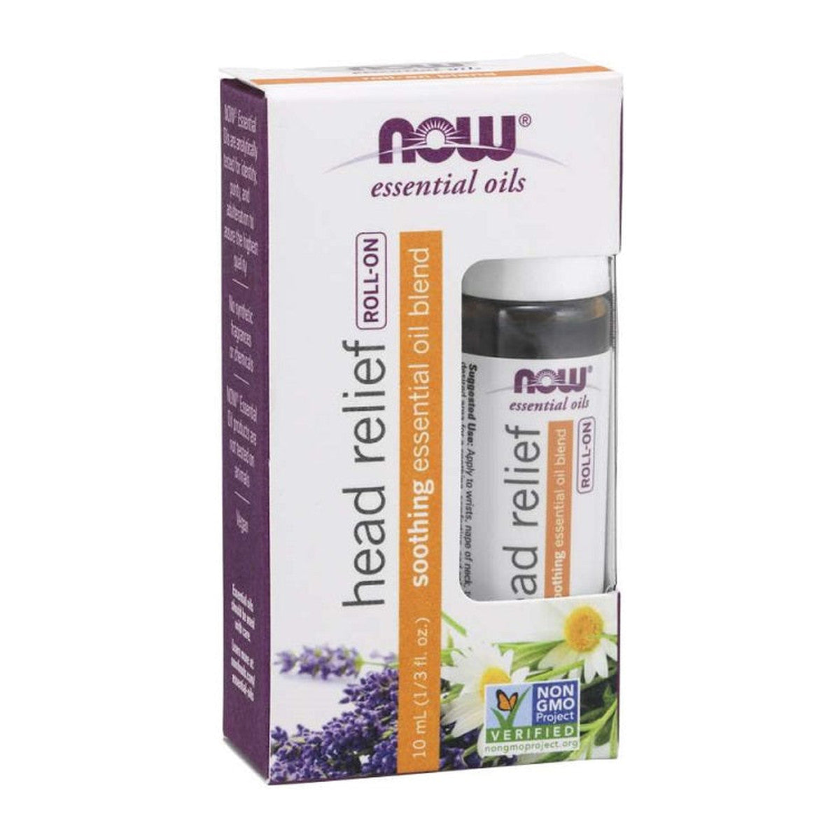 NOW Foods Essential Oil Roll-On, Head Relief Blend - 10 ml.