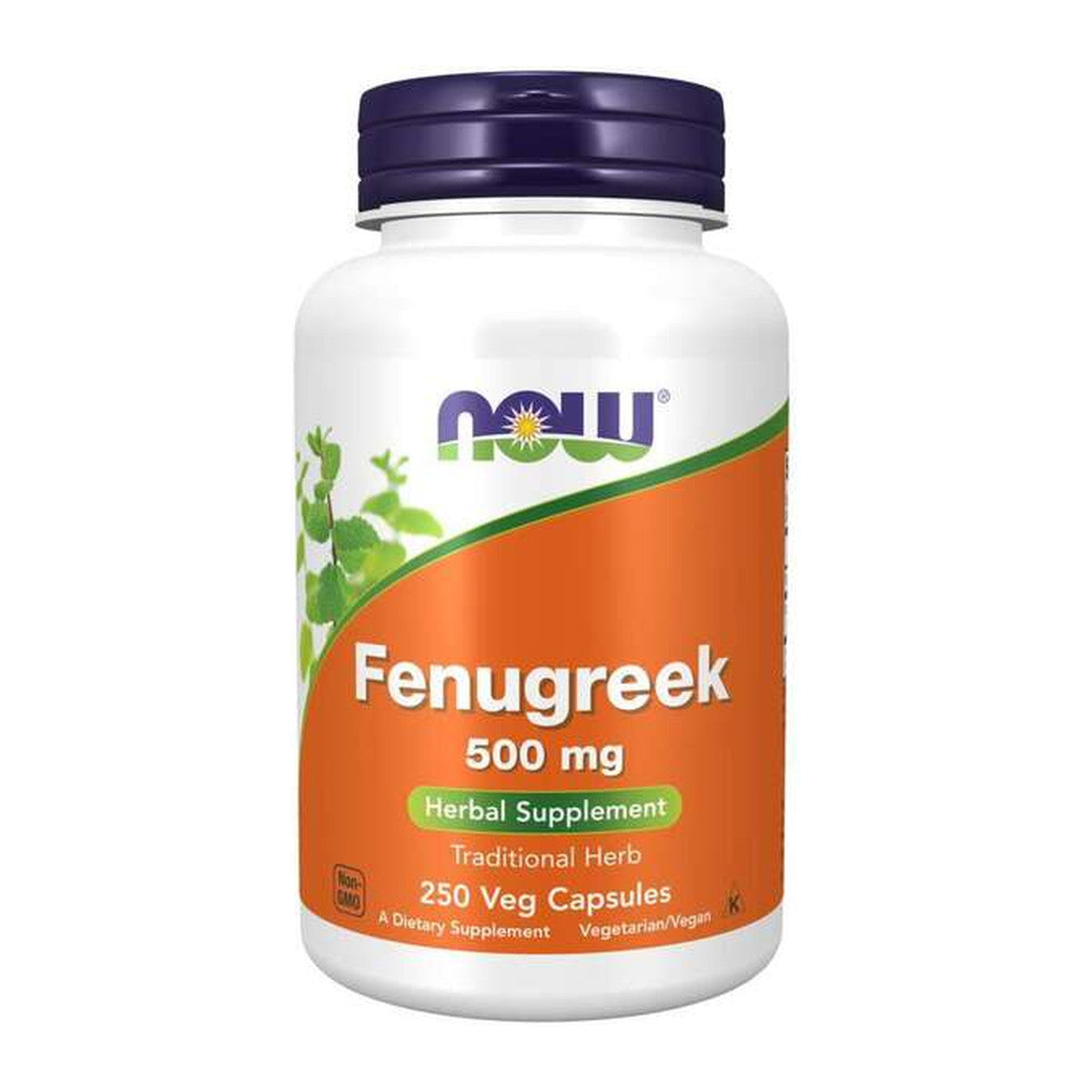 NOW Foods Fenugreek, 500mg - 250 vcaps