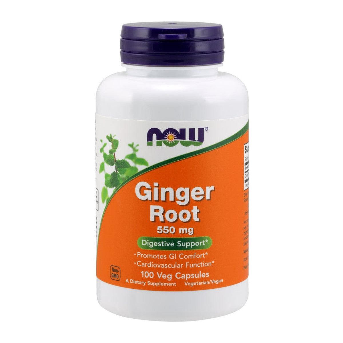 NOW Foods Ginger Root, 550mg - 100 vcaps