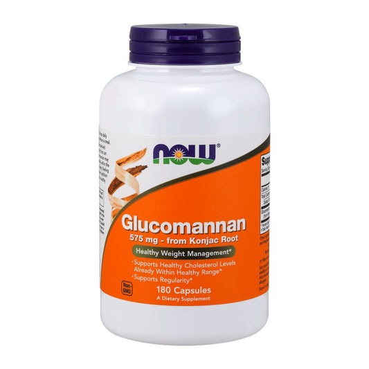 NOW Foods Glucomannan from Konjac Root, 575mg - 180 caps