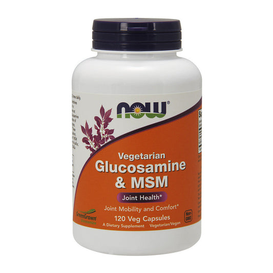 NOW Foods Glucosamine & MSM Vegetarian - 120 vcaps