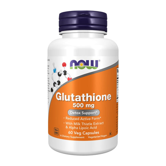 NOW Foods Glutathione with Milk Thistle Extract & Alpha Lipoic Aci