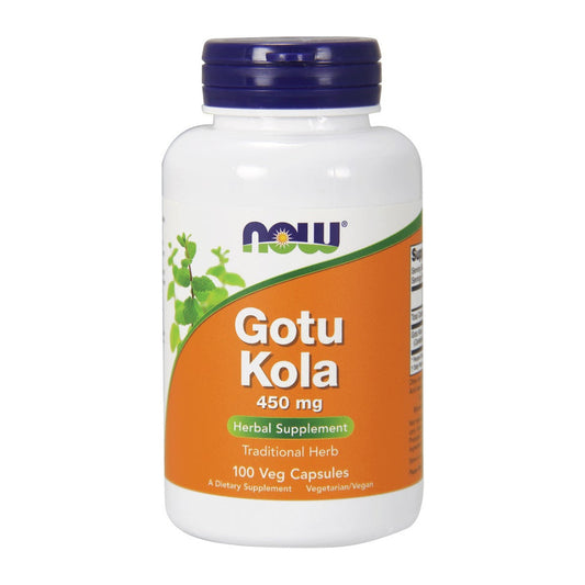 NOW Foods Gotu Kola, 450mg - 100 vcaps