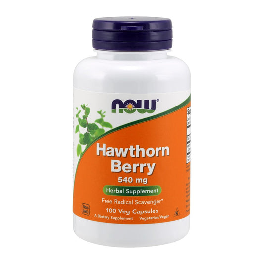 NOW Foods Hawthorn Berry, 540mg - 100 vcaps