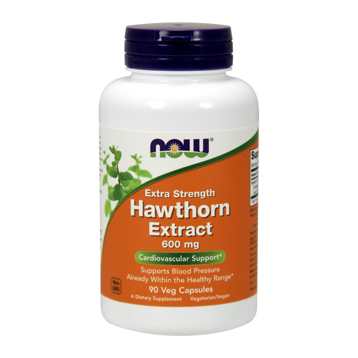 NOW Foods Hawthorn Extract, 600mg Extra Strength - 90 vcaps