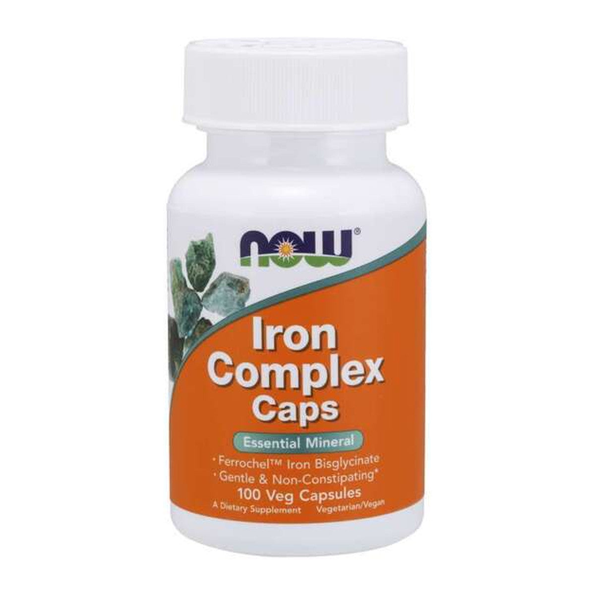 NOW Foods Iron Complex Caps - 100 vcaps