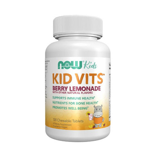 NOW Foods Kid Vits, Berry Lemonade - 120 chewables