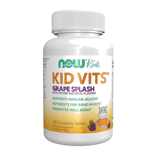 NOW Foods Kid Vits, Grape Splash - 120 chewables