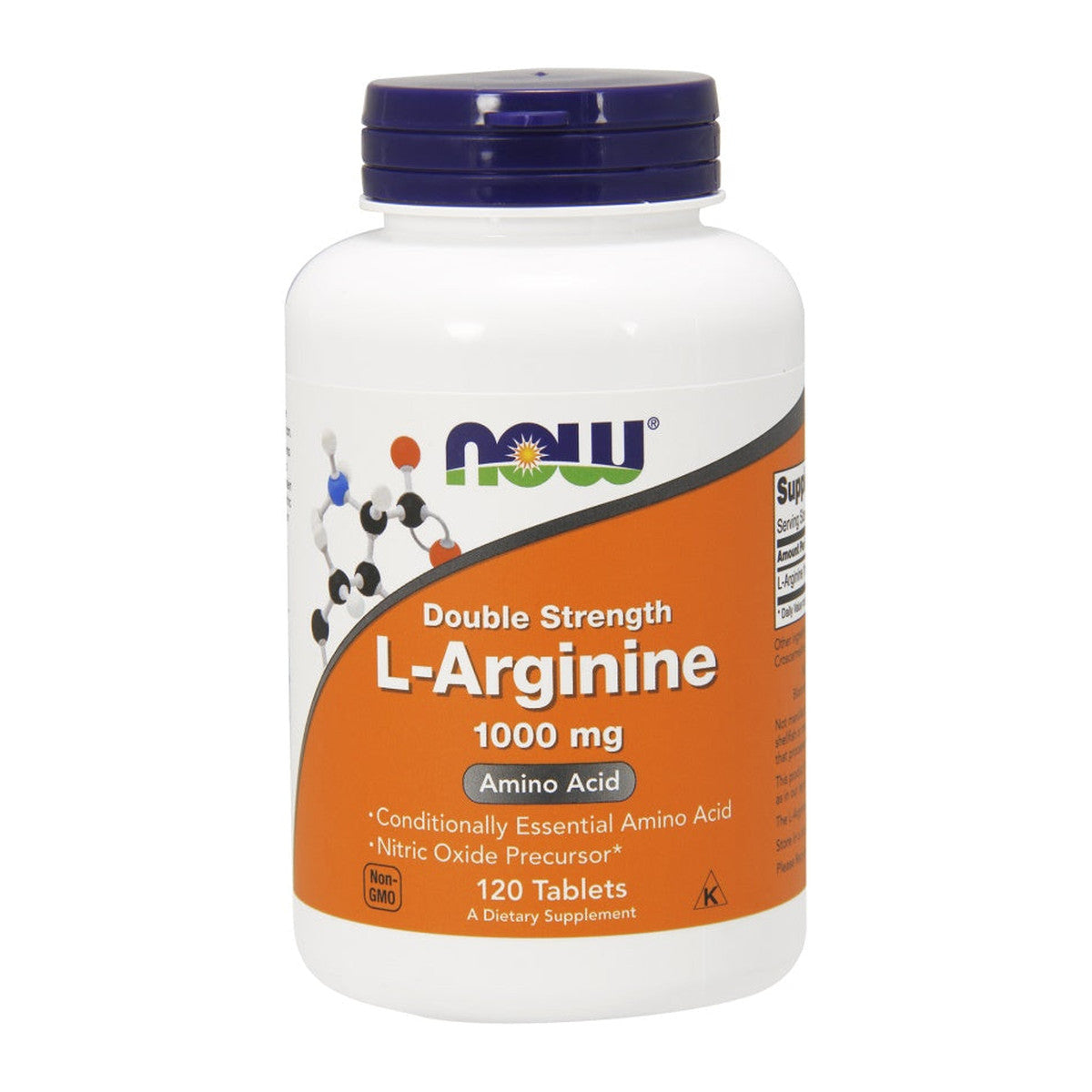 NOW Foods L-Arginine, 1000mg - 120 tablets