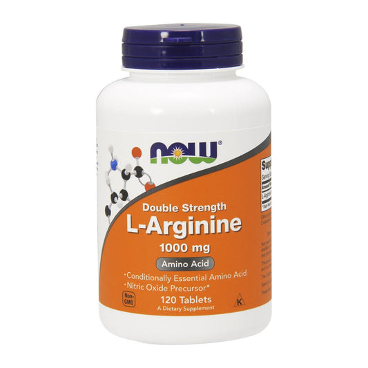 NOW Foods L-Arginine, 1000mg - 120 tablets