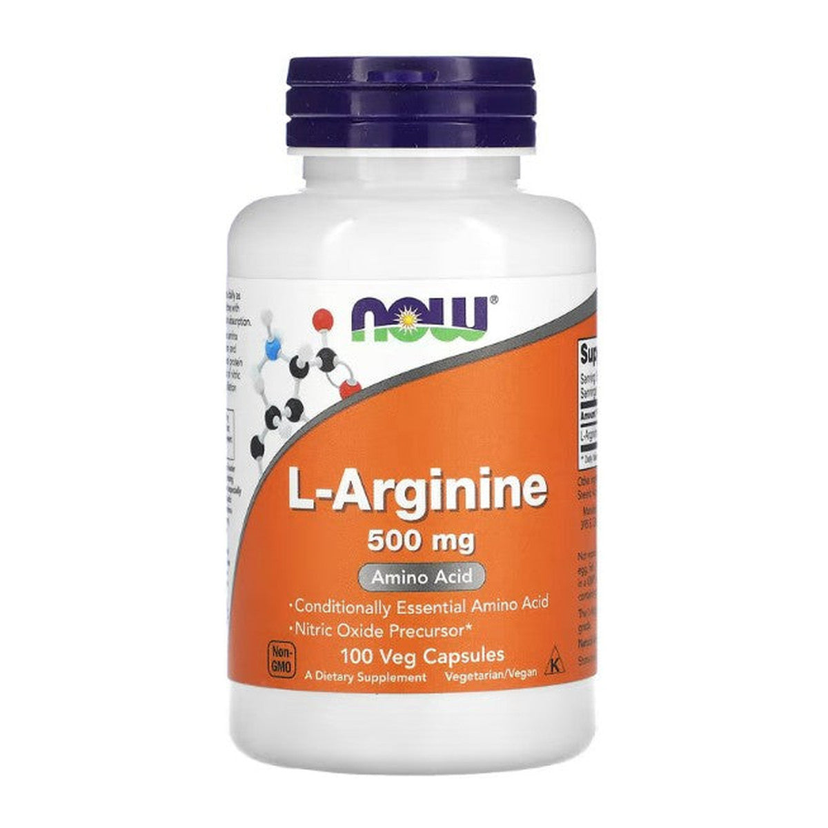 NOW Foods L-Arginine, 500mg - 100 caps