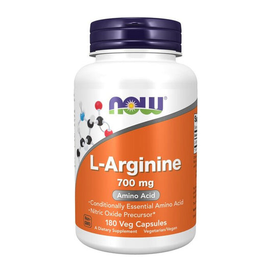 NOW Foods L-Arginine, 700mg - 180 vcaps