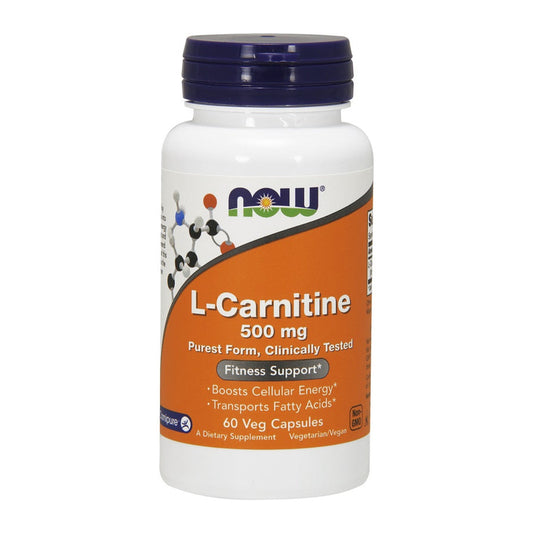 NOW Foods L-Carnitine, 500mg - 60 vcaps