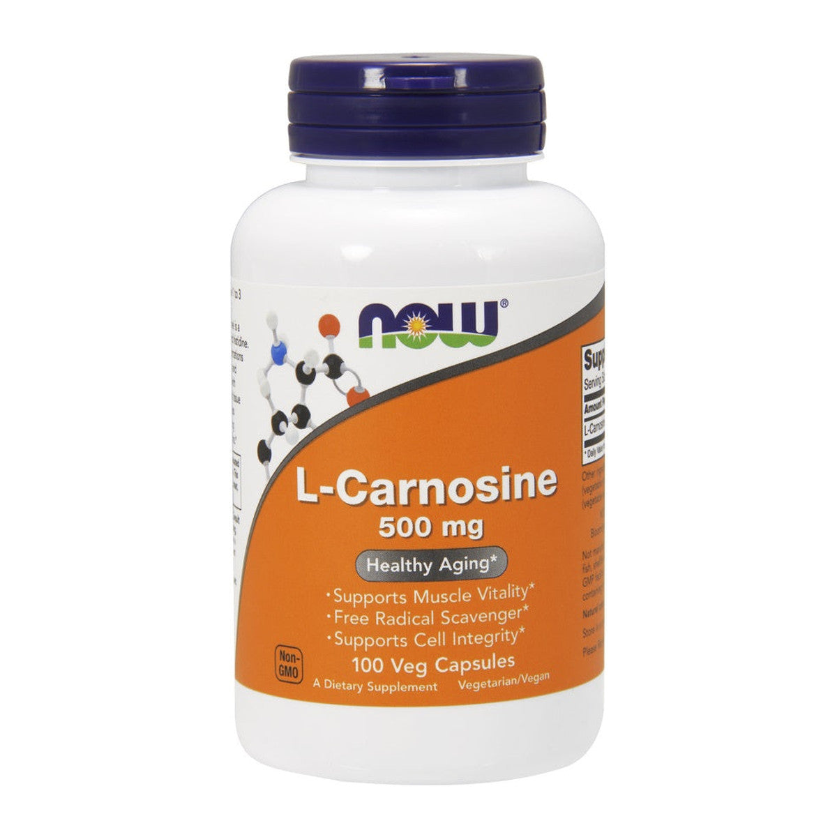 NOW Foods L-Carnosine, 500mg - 100 vcaps