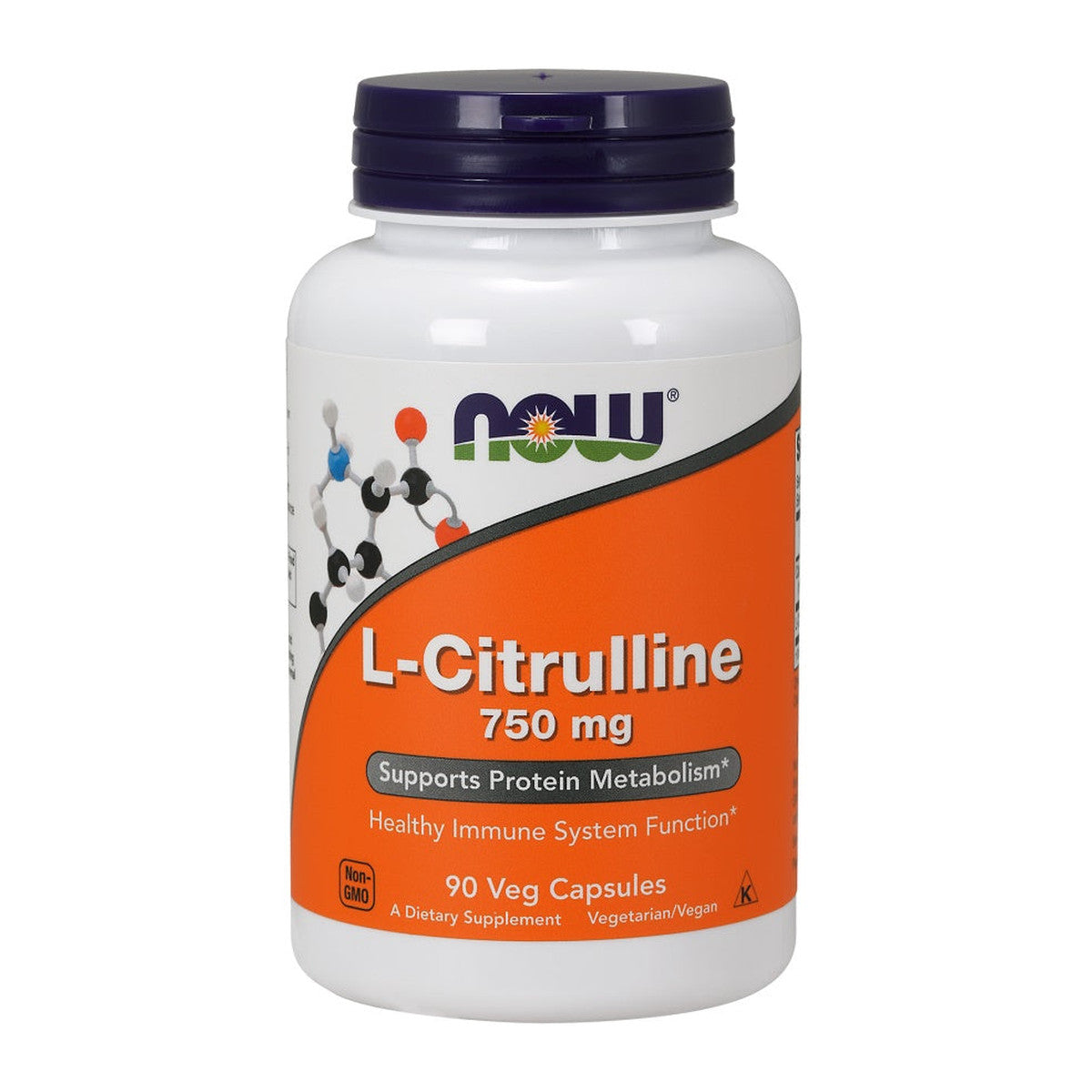 NOW Foods L-Citrulline, 750mg - 90 vcaps
