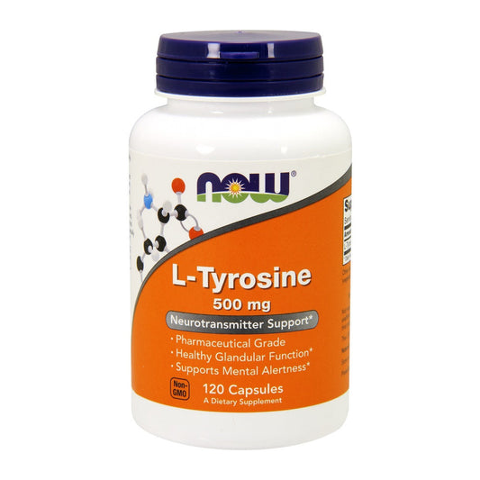 NOW Foods L-Tyrosine, 500mg - 120 caps