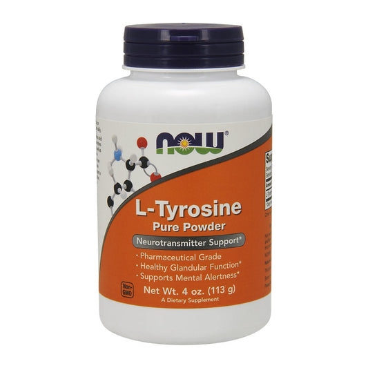 NOW Foods L-Tyrosine, Powder - 113g