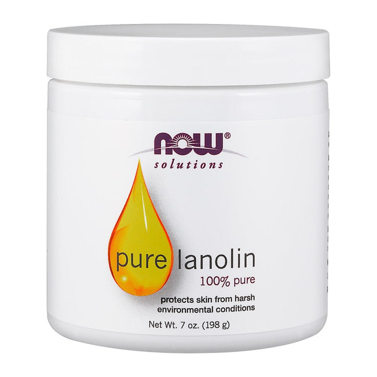NOW Foods Lanolin, 100% Pure - 198g