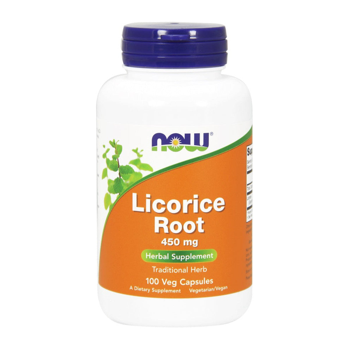 NOW Foods Licorice Root, 450mg - 100 vcaps