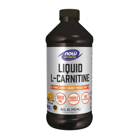 NOW Foods Liquid L-Carnitine, 1000mg Citrus - 473 ml.